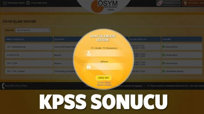 KPSS sınav sonucu ne zaman açıklanacak? (Lisans)