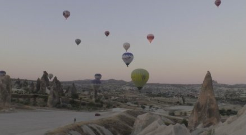 Kurban Bayramında turistlerin tercihi balon turu oldu