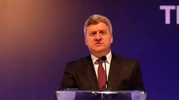 Makedonya Cumhurbaşkanı İvanov, Meclis Başkanı ve Başbakan ile görüştü