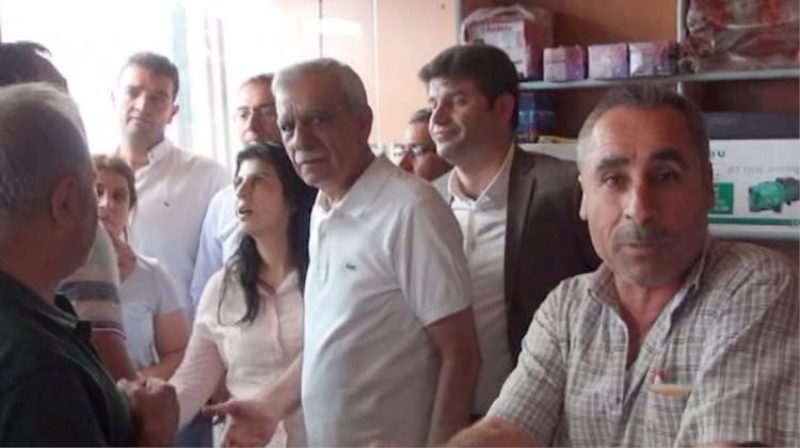 Mardin Nusaybin'de Ahmet Türk'e büyük tepki