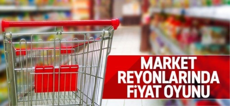 Market raflarında fiyat oyunu!