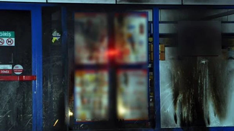 Markete molotoflu ve pompalı tüfekli saldırı