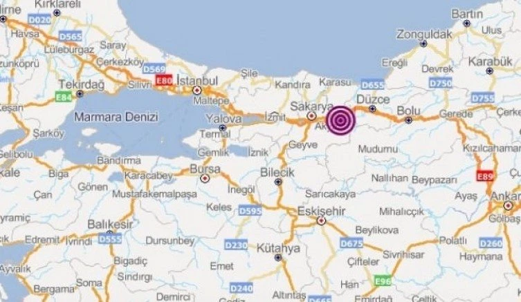 MARMARA`DA DEPREM