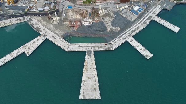 Martı Projesi?ndeki son durum havadan görüntülendi