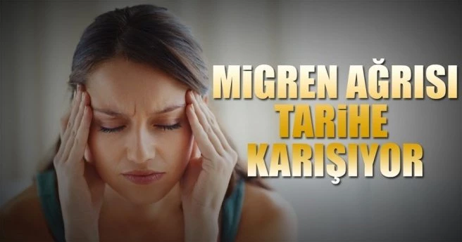 Migren ağrısını engelleyen kol bandı