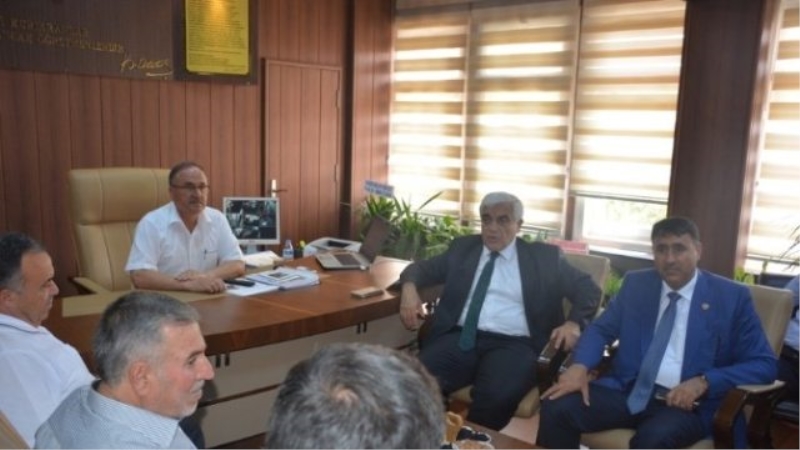 Milletvekili Dülger, İl Milli Eğitim Müdürü Alagöz`ü Ziyaret Etti