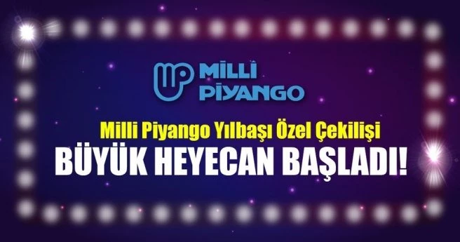 Milli Piyango sonuçları sorgula! Milli Piyango yılbaşı özel çekilişi başladı