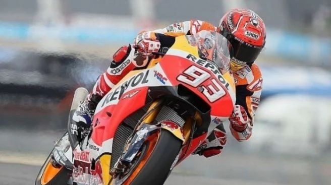 Moto GP`de zafer Marc Marquez`in