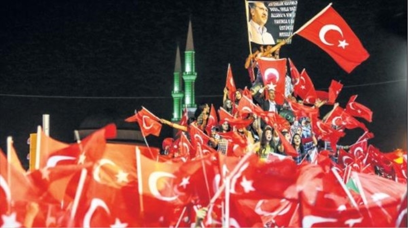 Nöbetler coşkuyla sona erdi