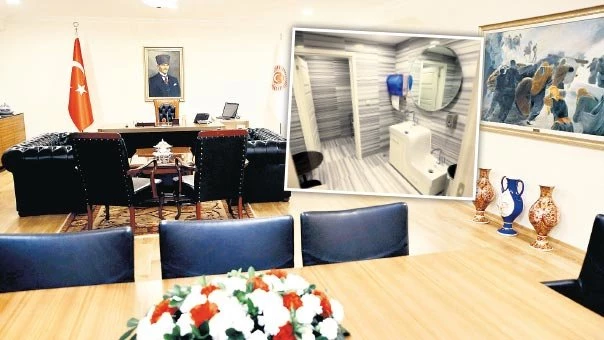 Odaların yeri değiştirildi