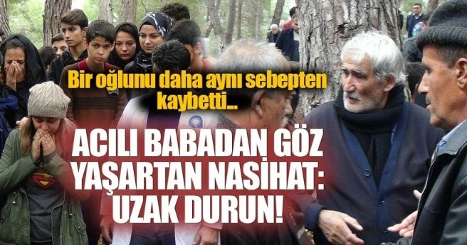 Oğlunu motosiklet kazasında kaybeden babadan gençlere vasiyet