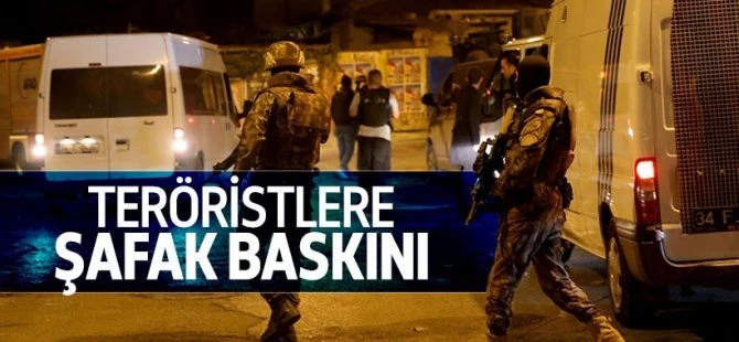 Okmeydanı'nda hava destekli terör operasyonu