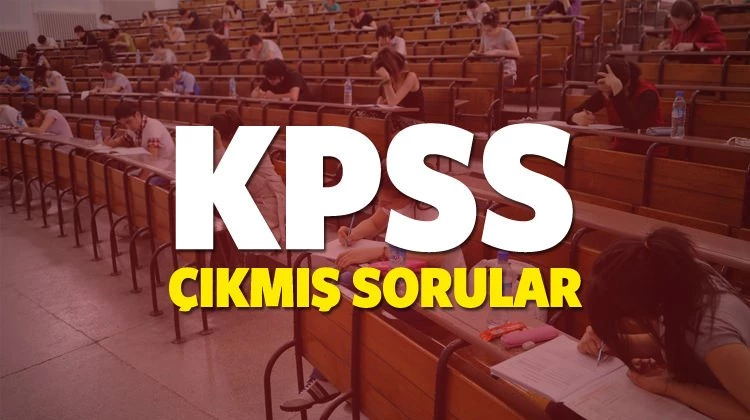 Ortaöğretim KPSS memurluk sınavı çıkmış soruları (Çalışma rehberi)