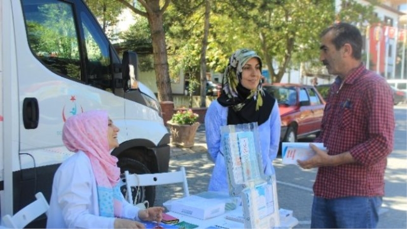 Osmaneli`deki Vatandaşlar Sağlıklı Yaşam İçin Bilgilendirdi
