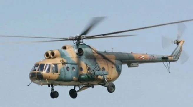 Oy pusulaları askeri helikopterle taşındı
