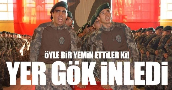 Özel Harekat Polisleri öyle bir yemin etti ki...