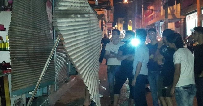 Parfüm dükkanındaki patlama ucuz atlatıldı