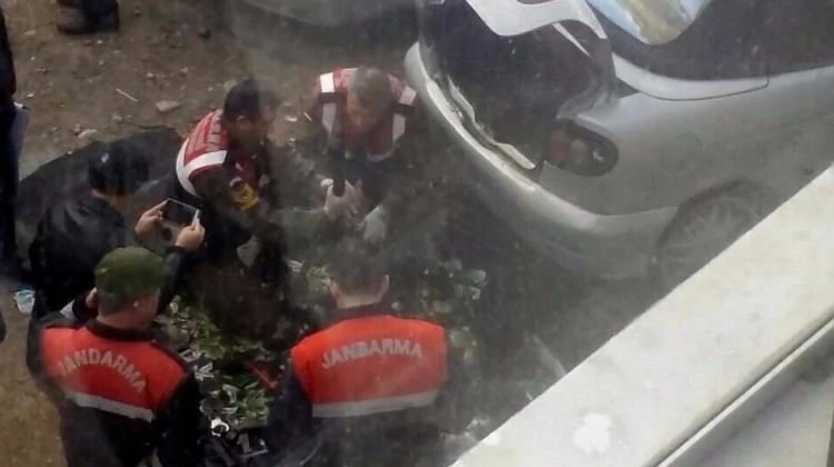 Park halindeki otomobilde ele geçirildi