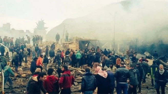 Patlama sesi Türkiye`den duyuldu: 60 ölü!