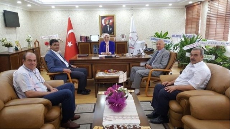 Pazaryeri Heyetinden İl Milli Eğitim Müdürü Durmuş`a Ziyaret