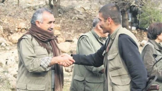 PKK elebaşısı, hendekçi teröristi böyle uğurlamış