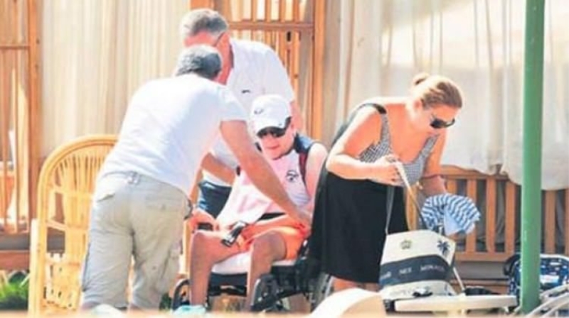 Plajdan ayrılana kadar kapıda ambulans bekledi
