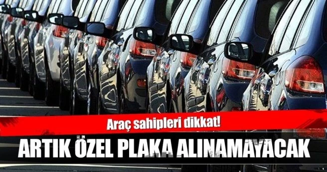 Plaka numaraları tek merkezde toplanacak