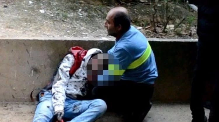 Polisin dikkati seyesinde kurtuldu ama...