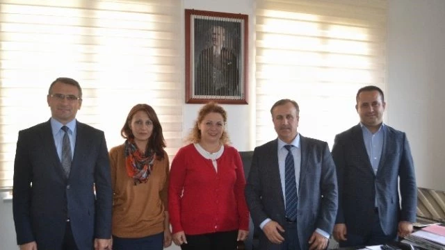 Proje Ekibinden Lüleburgaz İlçe Milli Eğitim Müdürü Çetin`e Ziyaret