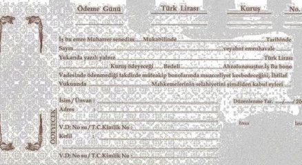 Protesto edilen senet adedi 838 bin