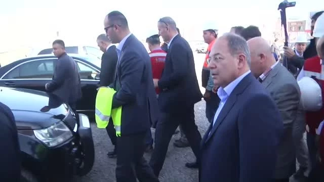 Sağlık Bakanı Akdağ. Erzurum Şehir Hastanesi`nin İnşaatında İncelemelerde Bulundu