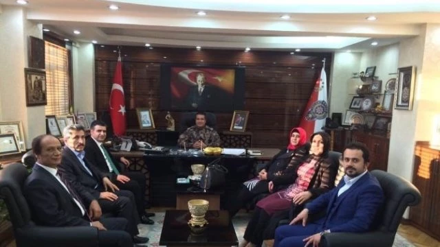 Sağlık-Sen Heyeti Müdür Metin Alper`e Hayırlı Olsun Dileklerinde Bulundu