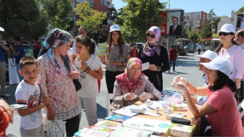 Sağlıklı Yaşam Standı Açıldı