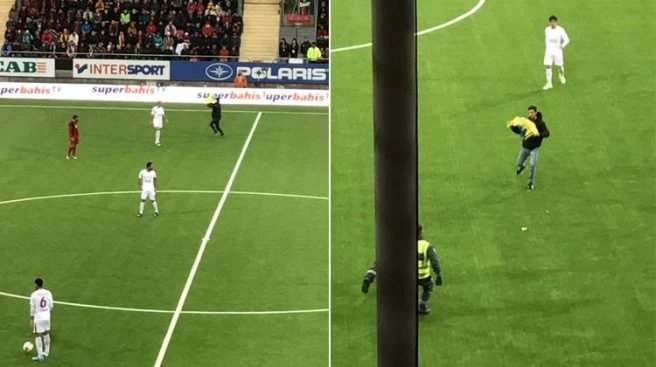 Sahaya girdi! Sinirlerimizin gerildiği anlar...