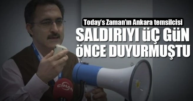Saldırıyı 3 gün önce duyurmuş