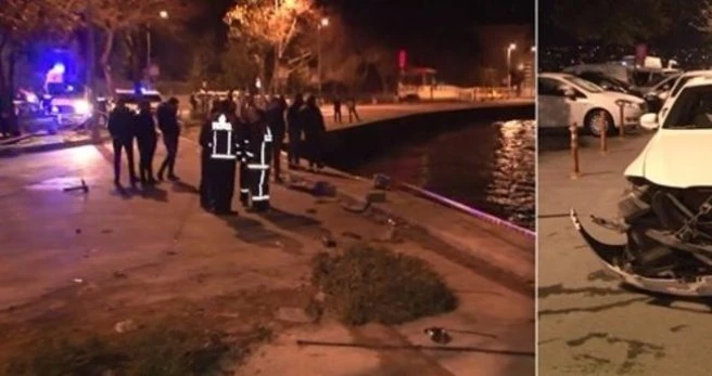 Sarıyer`de cip denize uçtu, sürücüyü vatandaşlar kurtardı
