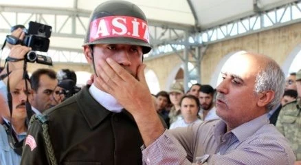 Şehit babasından askere: Kurban olurum size ağlamayın