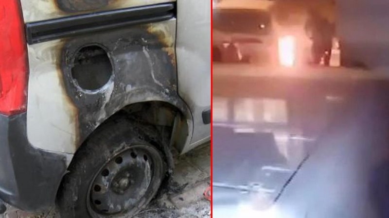 Sevdiği kız başka biriyle evlendirilmek istenince, kızın babasının aracını yaktı