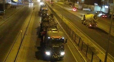 Sınıra askeri sevkiyat devam ediyor