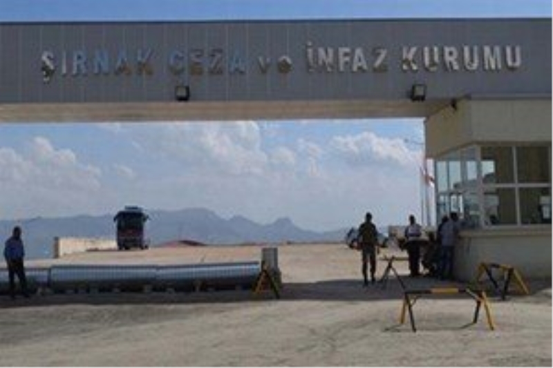 Şırnak Cezaevi`nde yangın!