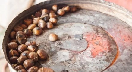 Soba ateşinde kestane keyfi