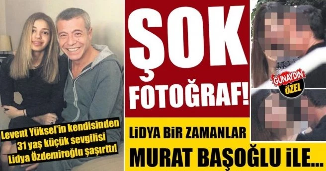 Şok fotoğraf! Lidya bir zamanlar Murat Başoğlu ile...