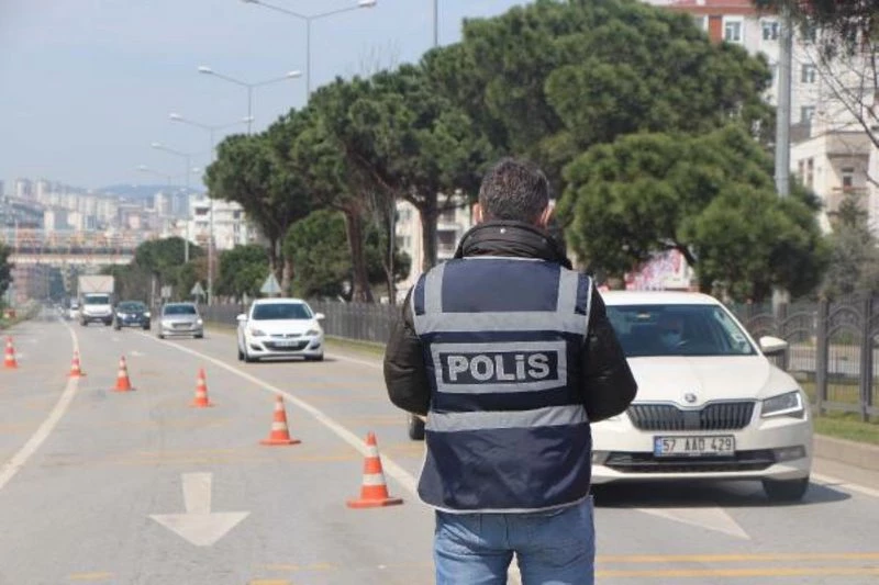 Son dakika... VAKA REKORTMENİ SAMSUN`DA KISITLAMA DENETİMİ
