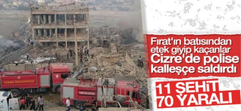 Son dakika: Cizre'de polis noktasına bombalı saldırı