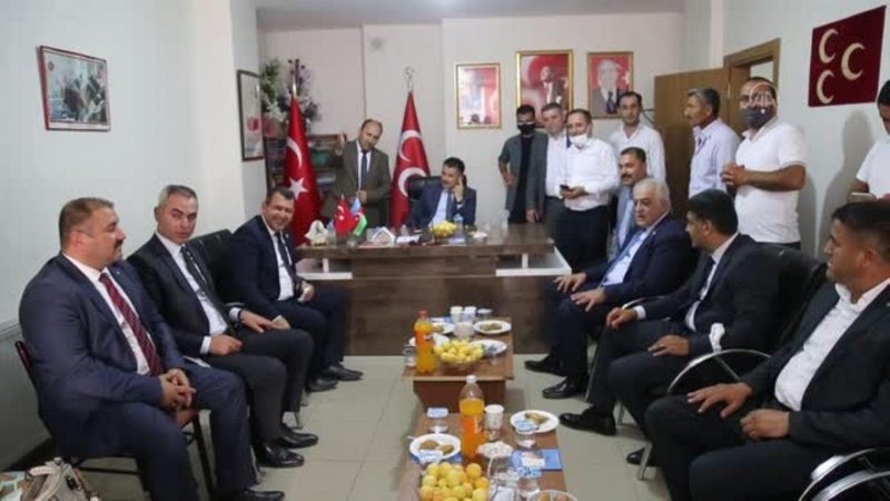 Son dakika haberleri... Bakan Pakdemirli, MHP Iğdır İl Başkanlığını ziyaretinde konuştu