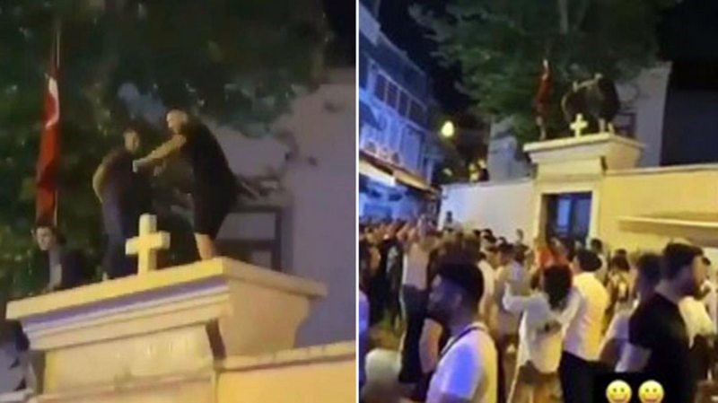 Son Dakika: Kilise duvarında dans eden 3 şahıs hakkında karar verildi