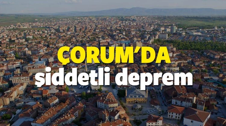 Son depremler - Çorum'da şiddeti deprem! - SON DAKİKA (02.11.16)