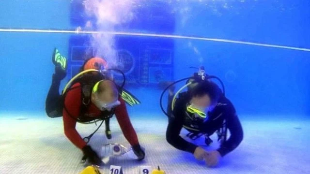 Sualtı Komandosu Gibi Eğitim Alarak Uluslararası Kamu Güvenliği Dalış Sertifikası Aldılar