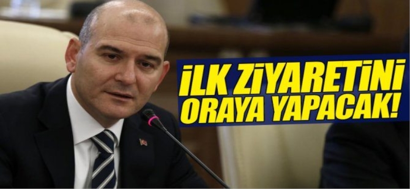 Süleyman Soylu'nun ilk ziyareti oraya olacak!