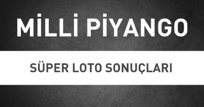 `Süper Loto çekiliş sonuçları` (1 Haziran) MPİ sitesinde belli oldu.